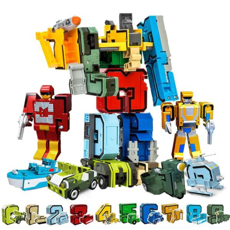 Números Robôs Transformers