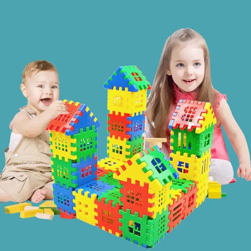 Bloco de Construção 3D Infantil