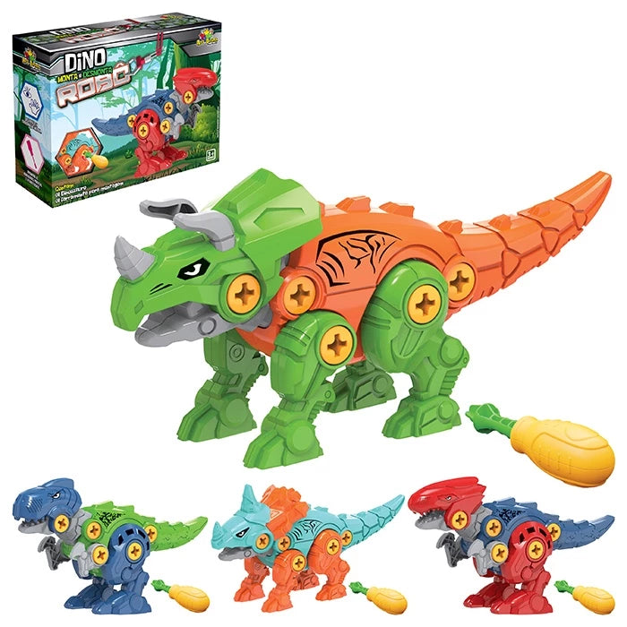 Dinossauro Monta E Desmonta Brinquedo Coleção